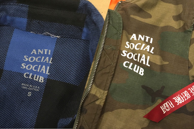 ASSC】Anti Social Social Club ネルシャツ＆MA-1のサイズ感＆発送 