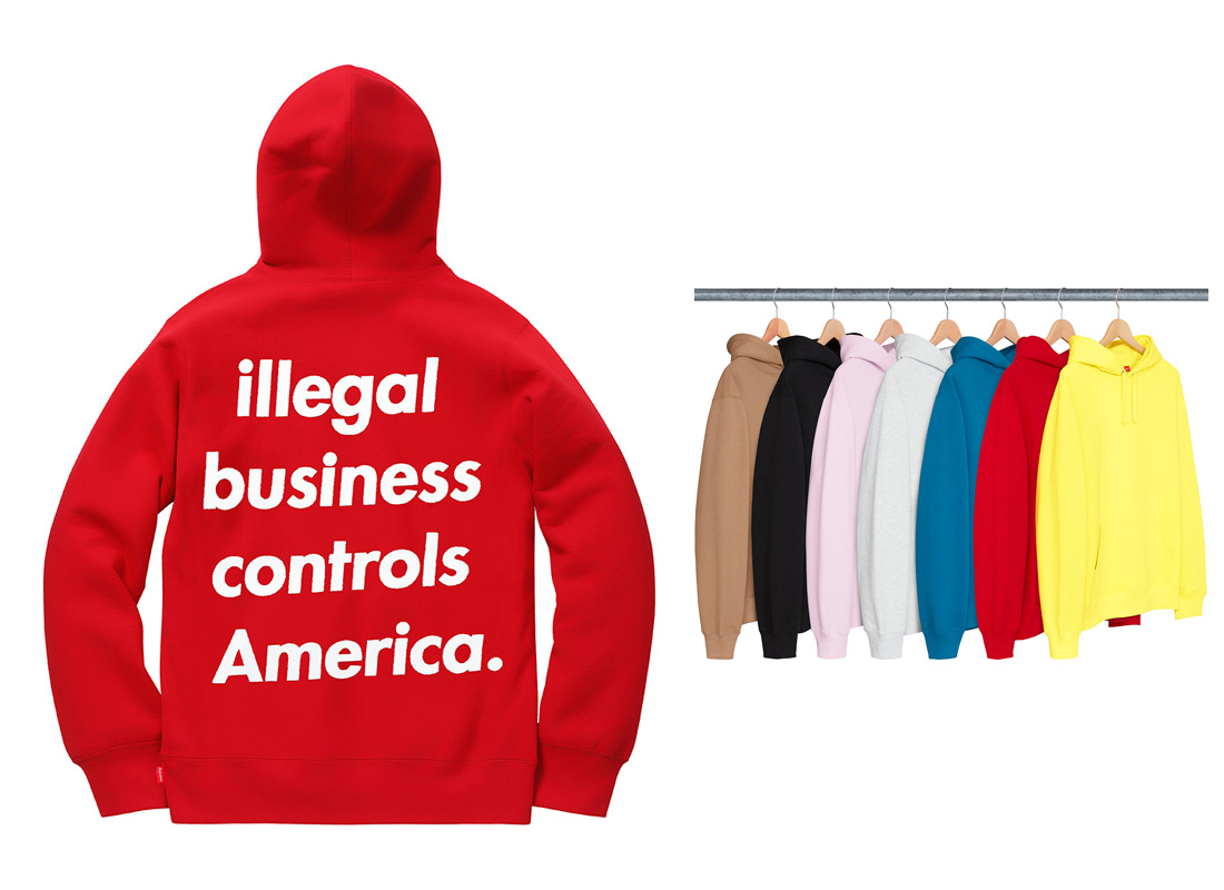 Illegal Business Hooded Sweatshirt