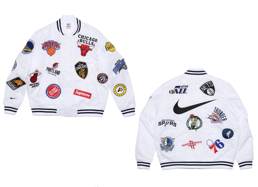 Supreme®/Nike®/NBA Warm-Up Jacket (White)