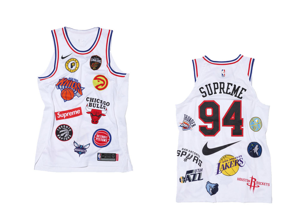 Supreme®/Nike®/NBA Jersey (White)