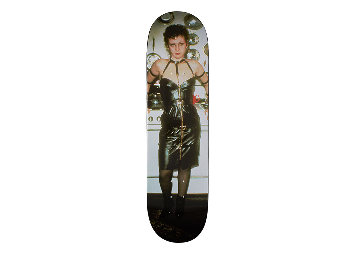 Nan Goldin/Supreme Nan as a dominatrix Skateboard
