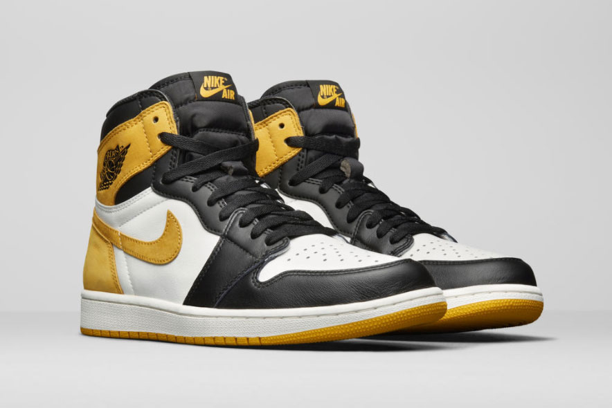 NIKE AIR JORDAN 1 RETRO HIGH OG “BEST HAND IN THE GAME COLLECTION” YELLOW OCHRE