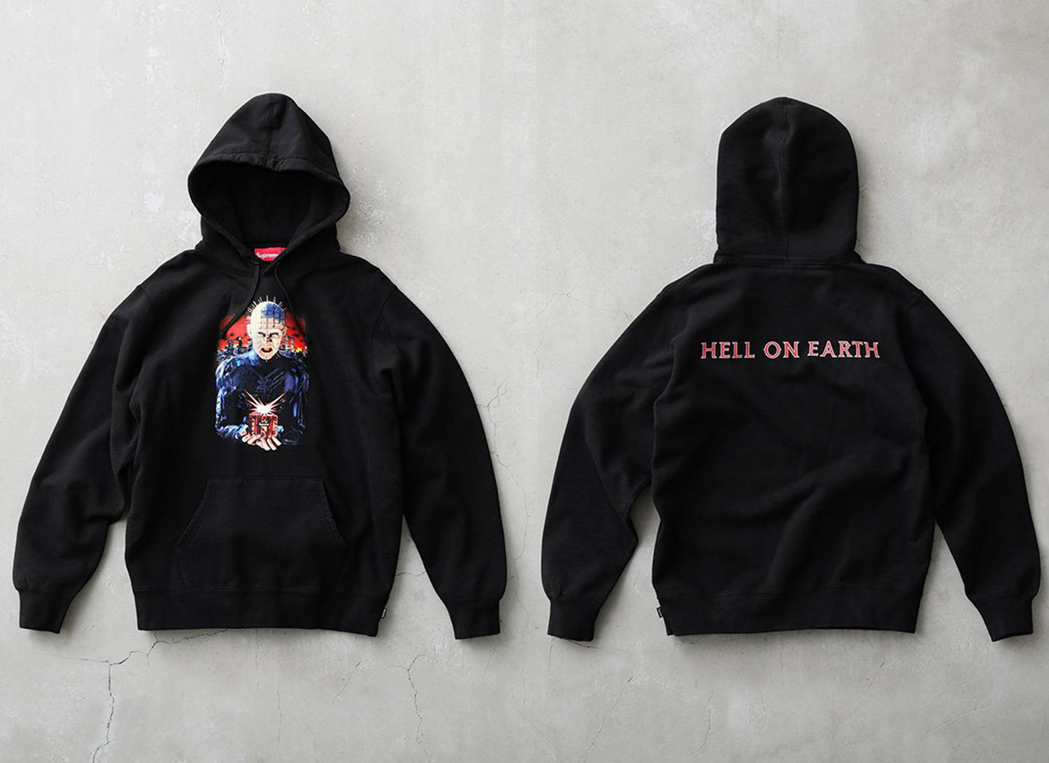 Supreme/Hellraiser Hell on Earth Hooded Sweatshirt