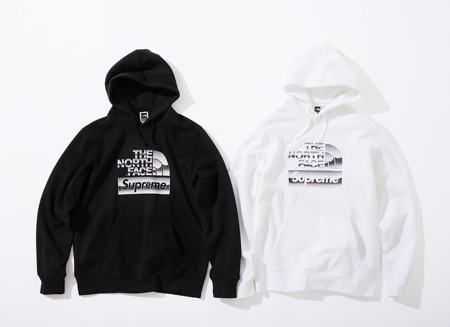 Supreme®/The North Face® Metallic Logo Hooded Sweatshirt
