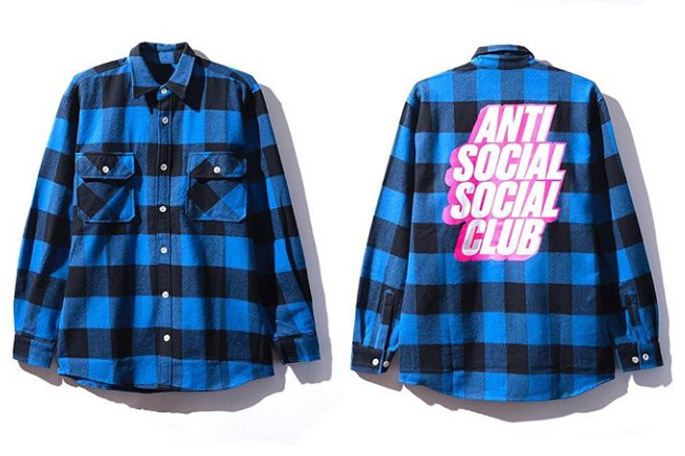 8/4 Anti Social Social Club（ASSC）アンチソーシャルソーシャルクラブ 2018FW ネルシャツ