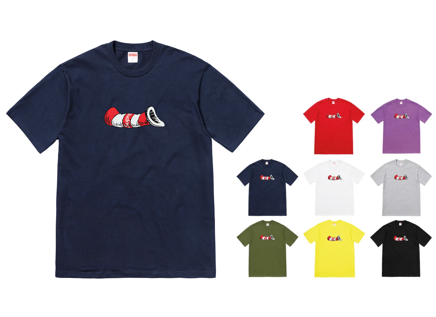 Supreme シュプリーム 18fw 18aw week17 Cat in the Hat Tee