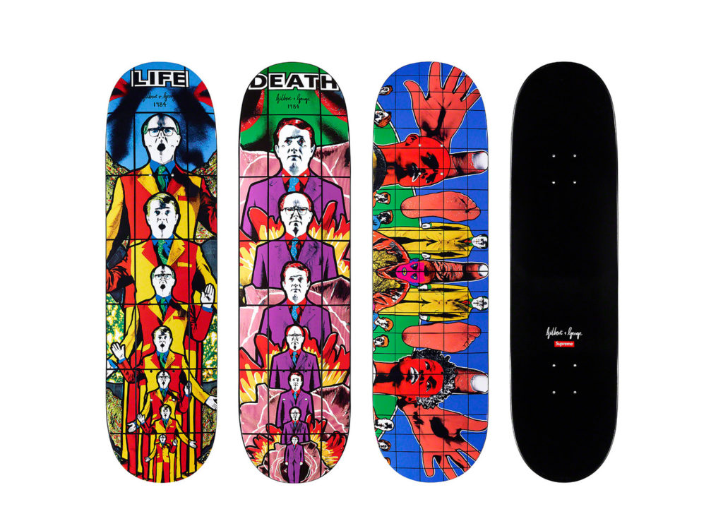 Gilbert & George - LIFE, DEATH and DEATH AFTER LIFE Skateboards
