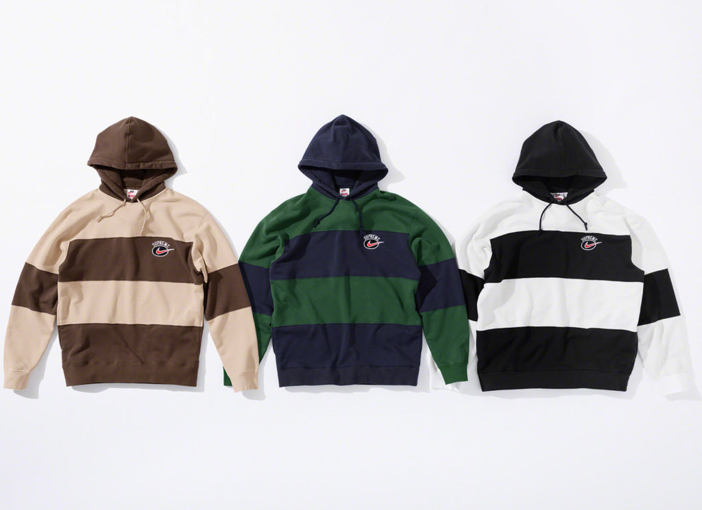Supreme®/Nike® Stripe Hooded Sweatshirt