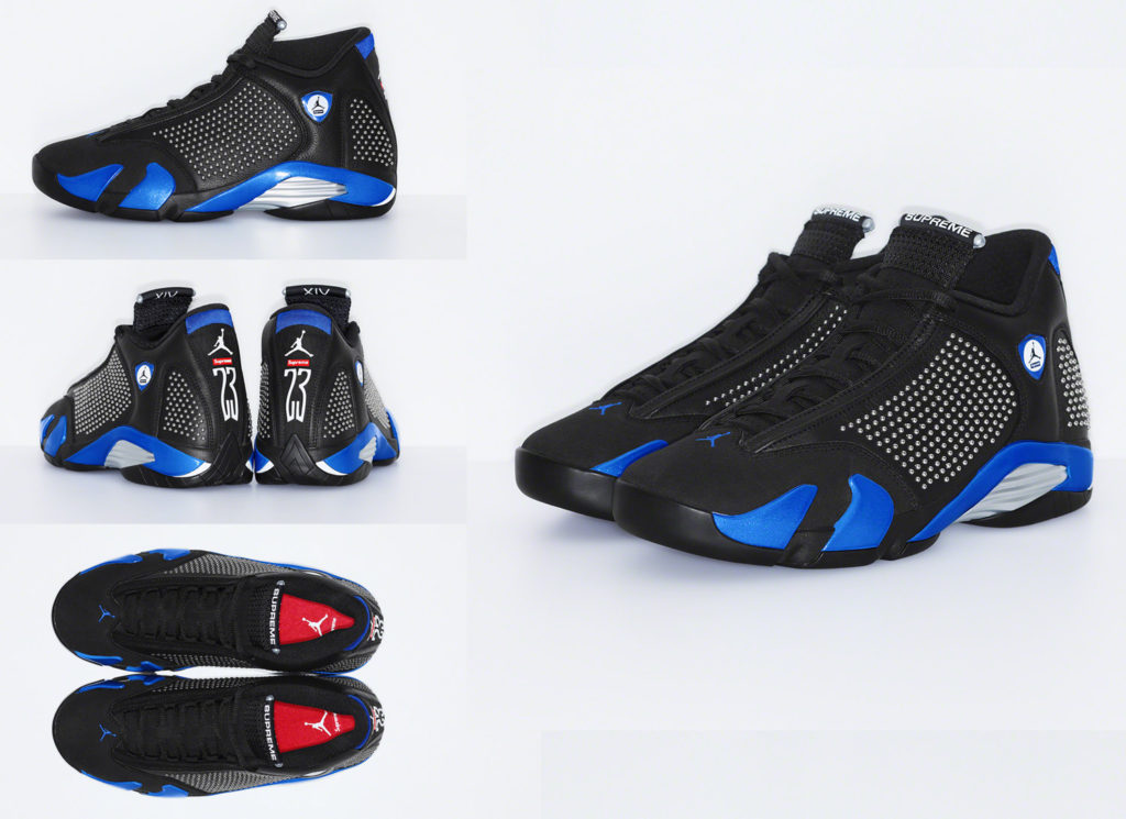 Supreme® × NIKE Air Jordan 14 black